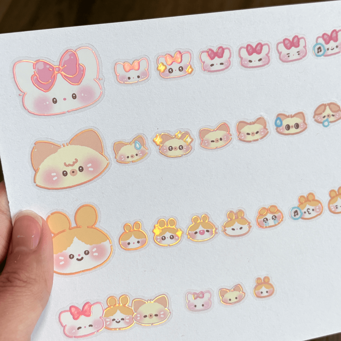 [GO69] Gowoongrim 'Today's Emotions' Kisscut Masking Tape - Gowoongrim__korean_sticker_stationery