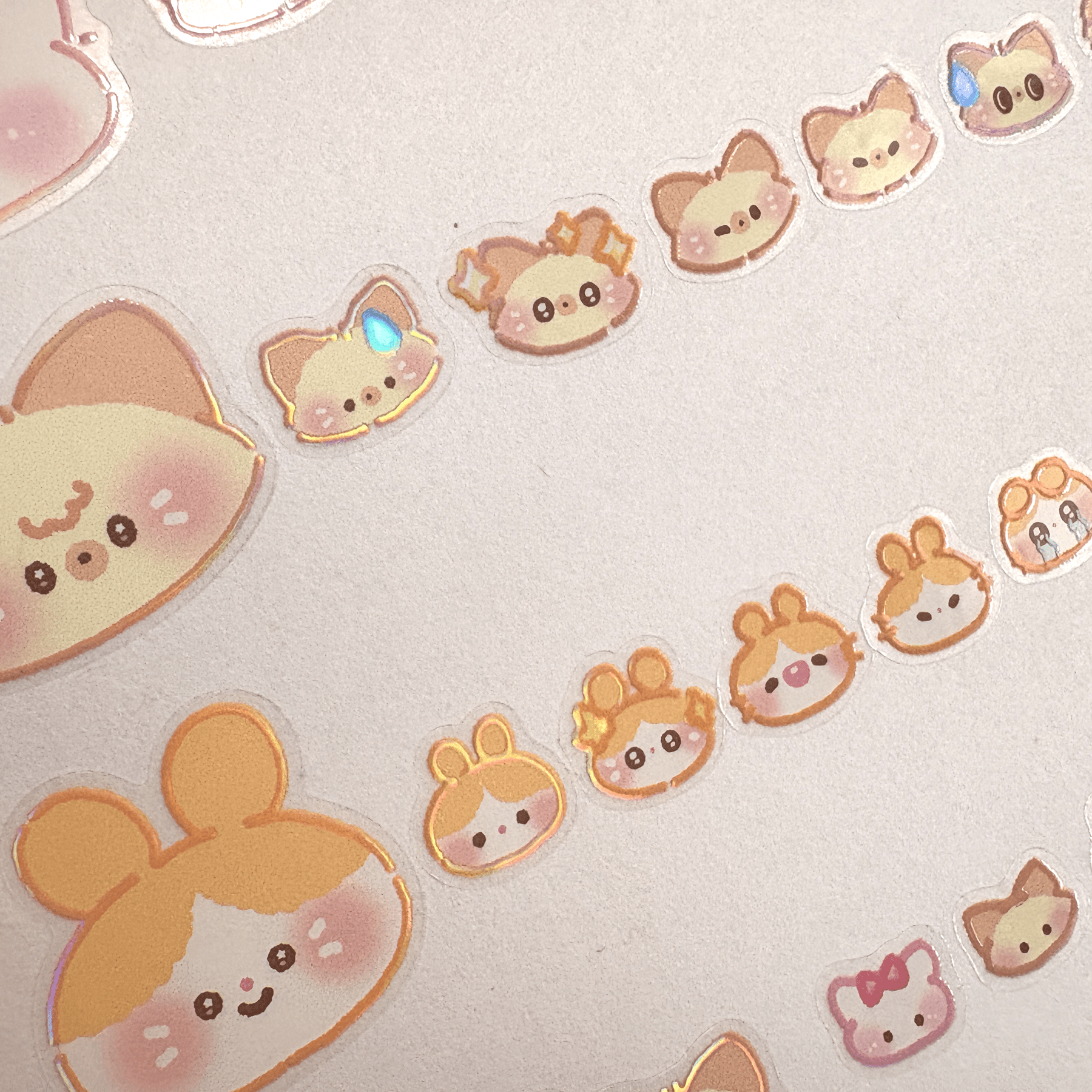 [GO69] Gowoongrim 'Today's Emotions' Kisscut Masking Tape - Gowoongrim__korean_sticker_stationery