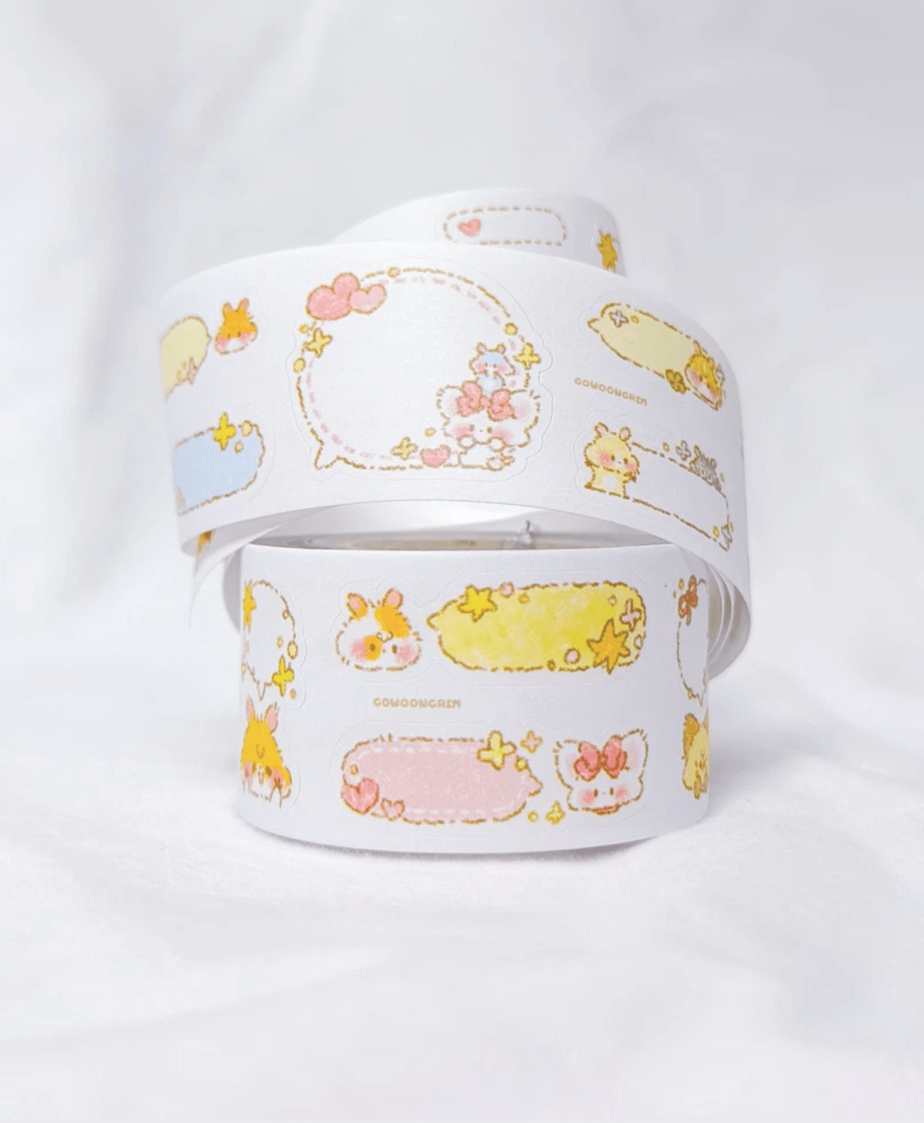 [GO73] Gowoongrim Kisscut Masking Tape (options) - Gowoongrim_GO73S3 - I Have Something to Say_korean_sticker_stationery