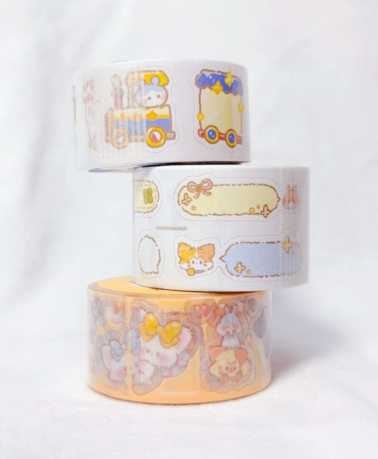 [GO73] Gowoongrim Kisscut Masking Tape (options) - Gowoongrim_GO73S3 - I Have Something to Say_korean_sticker_stationery