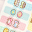 [GO76] Gowoongrim Index Tab Sugar Coating Sticker Sheet - Gowoongrim__korean_sticker_stationery