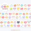 [GO78] Gowoongrim 'Shiny Cotton Candy/Collecting Buttons/Petite Buttons/Snowflake' Kisscut Masking Tape (options) - Gowoongrim_GO78S2 - Collecting Buttons_korean_sticker_stationery
