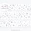 [GO78] Gowoongrim 'Shiny Cotton Candy/Collecting Buttons/Petite Buttons/Snowflake' Kisscut Masking Tape (options) - Gowoongrim_GO78S1 - Shiny Cotton Candy_korean_sticker_stationery