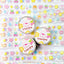 [GO78] Gowoongrim 'Shiny Cotton Candy/Collecting Buttons/Petite Buttons/Snowflake' Kisscut Masking Tape (options) - Gowoongrim_GO78S4 - Snowflake_korean_sticker_stationery