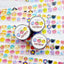 [GO78] Gowoongrim 'Shiny Cotton Candy/Collecting Buttons/Petite Buttons/Snowflake' Kisscut Masking Tape (options) - Gowoongrim_GO78S4 - Snowflake_korean_sticker_stationery