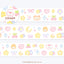 [GO78] Gowoongrim 'Shiny Cotton Candy/Collecting Buttons/Petite Buttons/Snowflake' Kisscut Masking Tape (options) - Gowoongrim_GO78S3 - Petite Items_korean_sticker_stationery