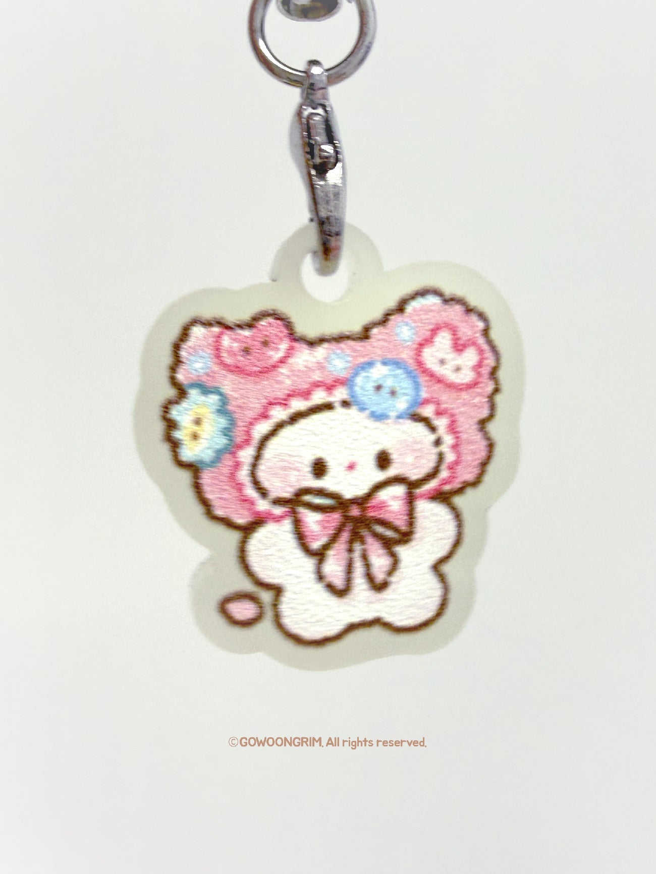 [GO81] Gowoongrim Neon Keyring (options) - Gowoongrim_GO81S1 - (1)_korean_sticker_stationery