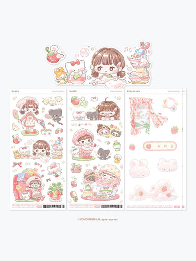 [GO84] NEW Gowoongrim 'Clean up!' Sticker Pack (Pack/Singles) - Gowoongrim_GO84 - Pack_korean_sticker_stationery