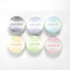[GO85] NEW Gowoongrim 'Soft Blend' Silver Foil Masking Tapes (options) - Gowoongrim_GO85S4 - Sky (Blue)_korean_sticker_stationery