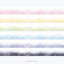 [GO85] NEW Gowoongrim 'Soft Blend' Silver Foil Masking Tapes (options) - Gowoongrim_GO85S4 - Sky (Blue)_korean_sticker_stationery