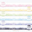 [GO85] NEW Gowoongrim 'Soft Blend' Silver Foil Masking Tapes (options) - Gowoongrim_GO85S1 - Cotton Candy (Pink)_korean_sticker_stationery