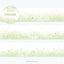 [GO85] NEW Gowoongrim 'Soft Blend' Silver Foil Masking Tapes (options) - Gowoongrim_GO85S3 - Wild Flower (Green)_korean_sticker_stationery