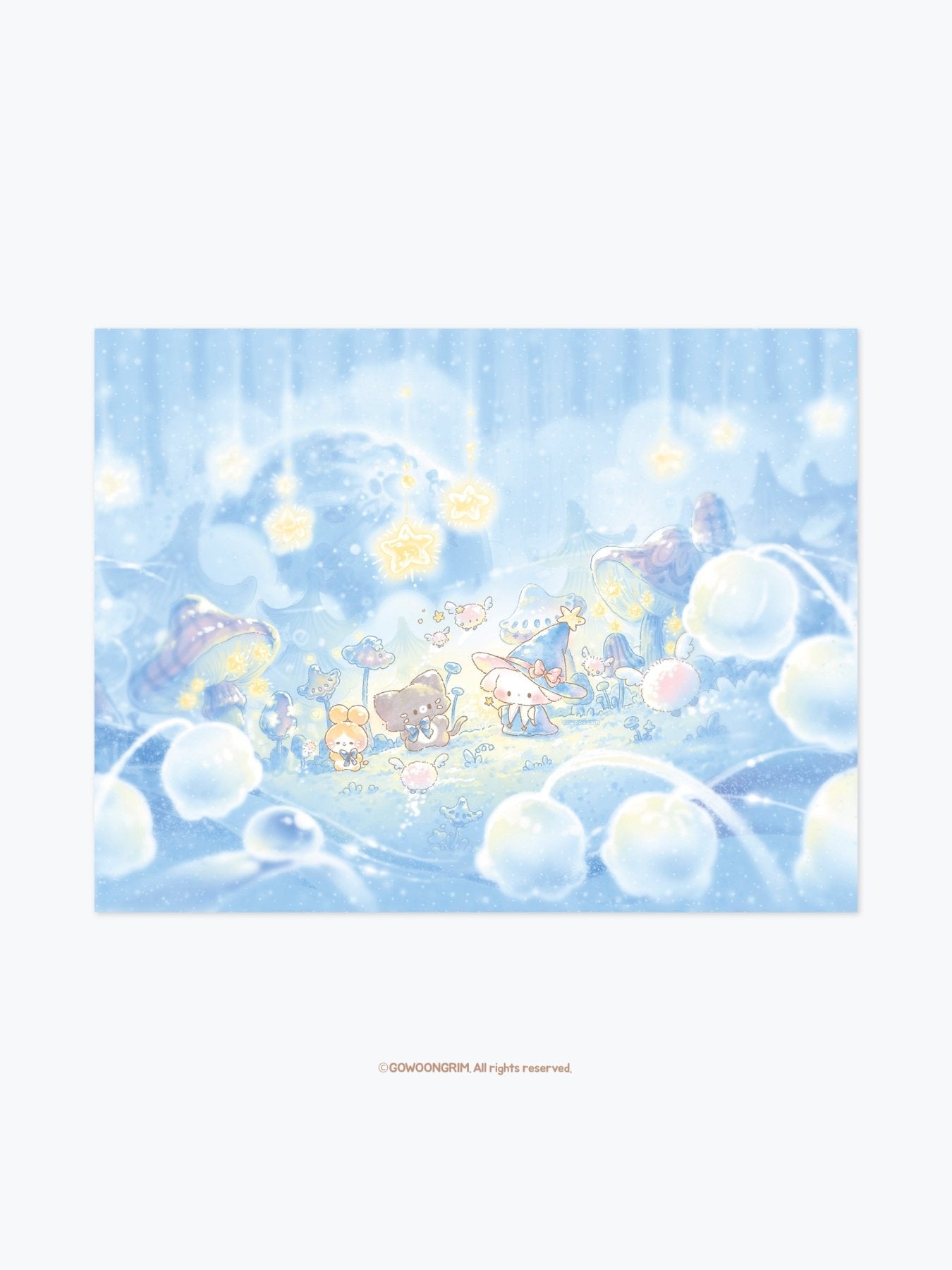 [GO86] NEW Gowoongrim 'Lily of the Valley Forest Fairy' Postcard - Gowoongrim__korean_sticker_stationery