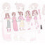 [GP02] NEW Ghost Peach 'Pink Spring Spring Lookbook' Sticker Sheet - Ghost Peach__korean_sticker_stationery