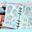 [GP04] NEW Ghost Peach 'Pink Soda Cream Latte' Sticker Sheet - Ghost Peach__korean_sticker_stationery