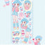 [GP04] NEW Ghost Peach 'Pink Soda Cream Latte' Sticker Sheet - Ghost Peach__korean_sticker_stationery