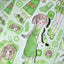 [GP05] NEW Ghost Peach 'Clover Friends' Sticker Sheet - Ghost Peach__korean_sticker_stationery