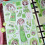 [GP05] NEW Ghost Peach 'Clover Friends' Sticker Sheet - Ghost Peach__korean_sticker_stationery