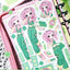 [GP07] NEW Ghost Peach 'Lovely Clover' Sticker Sheet - Ghost Peach__korean_sticker_stationery