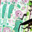 [GP07] NEW Ghost Peach 'Lovely Clover' Sticker Sheet - Ghost Peach__korean_sticker_stationery