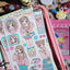 [GP08] NEW RESTOCK Ghost Peach 'Mongle Pink Lookbook' Sticker Sheet - Ghost Peach__korean_sticker_stationery