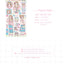 [GP08] NEW RESTOCK Ghost Peach 'Mongle Pink Lookbook' Sticker Sheet - Ghost Peach__korean_sticker_stationery