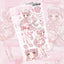 [GP12] NEW RESTOCK Ghost Peach 'Pink Bear Angel' Sticker Sheet - Ghost Peach__korean_sticker_stationery