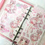 [GP12] NEW RESTOCK Ghost Peach 'Pink Bear Angel' Sticker Sheet - Ghost Peach__korean_sticker_stationery
