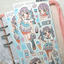 [GP13] NEW Ghost Peach 'Lavender Blue Frill' Sticker Sheet - Ghost Peach__korean_sticker_stationery