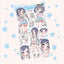 [GP14] NEW RESTOCK Ghost Peach 'Cotton Blue Peach' Sticker Sheet - Ghost Peach__korean_sticker_stationery