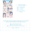 [GP14] NEW RESTOCK Ghost Peach 'Cotton Blue Peach' Sticker Sheet - Ghost Peach__korean_sticker_stationery