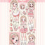 [GP15] NEW RESTOCK Ghost Peach 'Pink Cream Lookbook' Sticker Sheet - Ghost Peach__korean_sticker_stationery