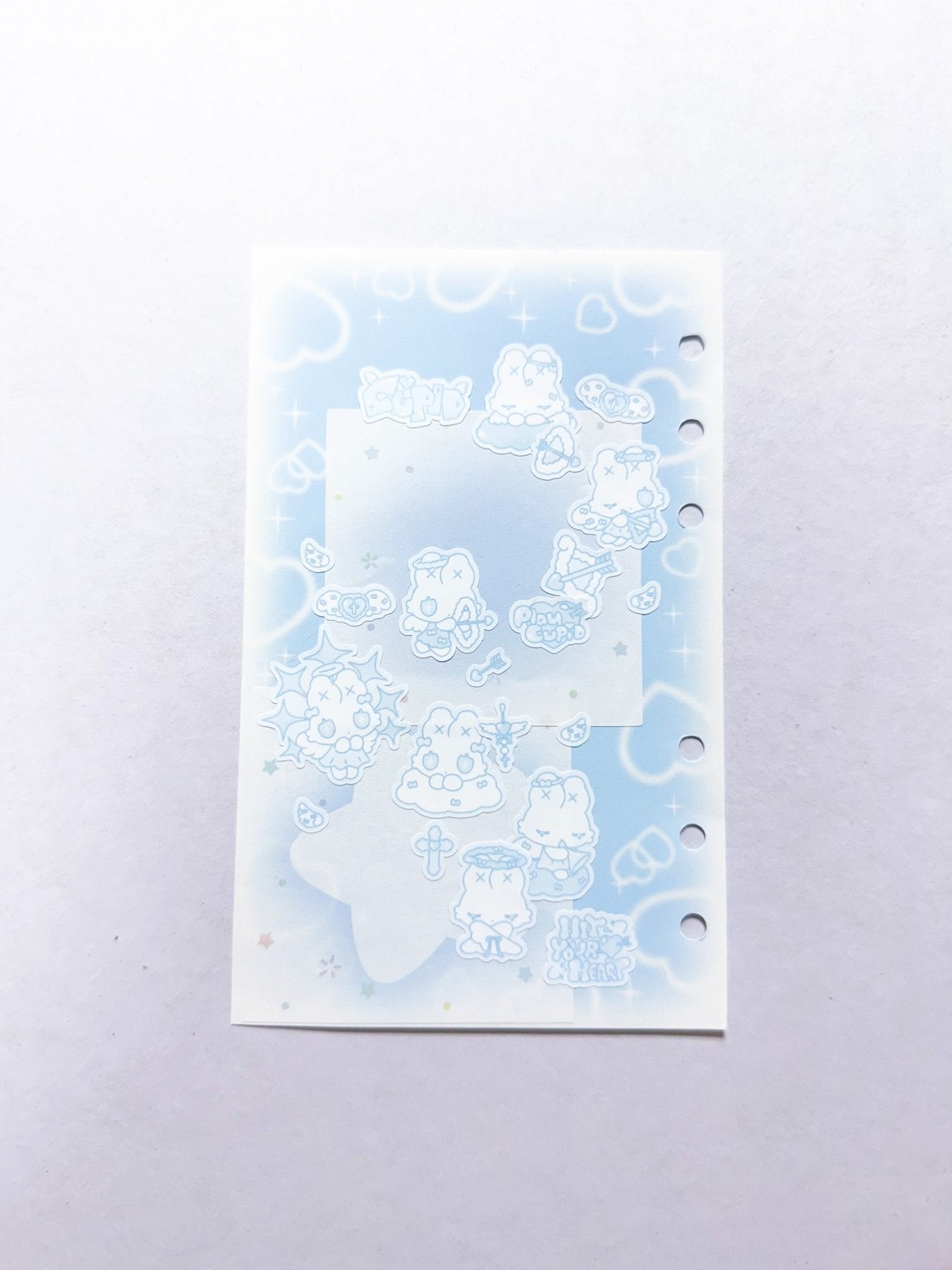 [HM06] NEW Henimani 'TITIS' Sticker Sheets (options) - Henimani_HM06S3 - Cupid Titis (Pink)_korean_sticker_stationery