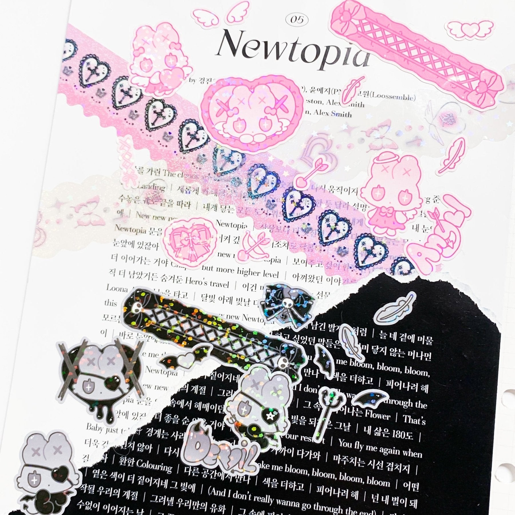 [HM06] NEW Henimani 'TITIS' Sticker Sheets (options) - Henimani_HM06S1 - Baby Titis_korean_sticker_stationery