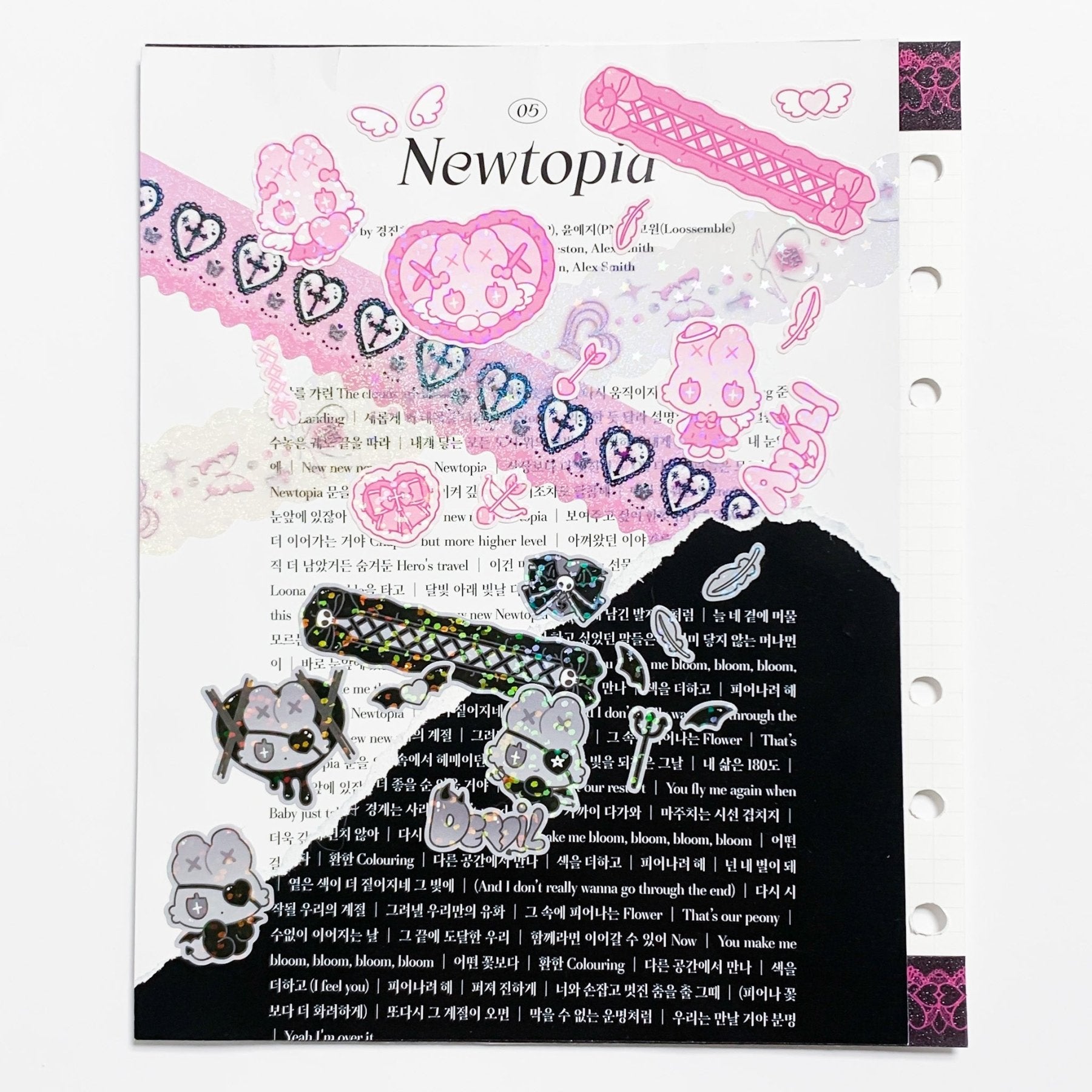 [HM06] NEW Henimani 'TITIS' Sticker Sheets (options) - Henimani_HM06S1 - Baby Titis_korean_sticker_stationery