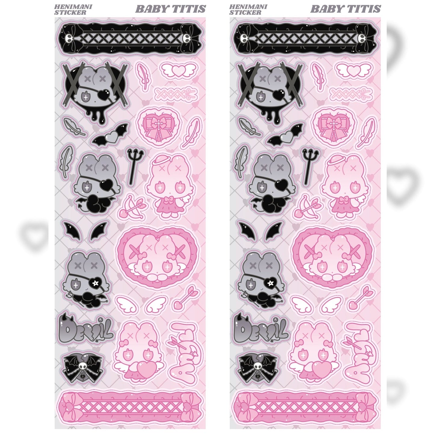 [HM06] NEW Henimani 'TITIS' Sticker Sheets (options) - Henimani_HM06S1 - Baby Titis_korean_sticker_stationery