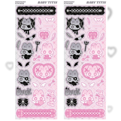 [HM06] NEW Henimani 'TITIS' Sticker Sheets (options) - Henimani_HM06S1 - Baby Titis_korean_sticker_stationery