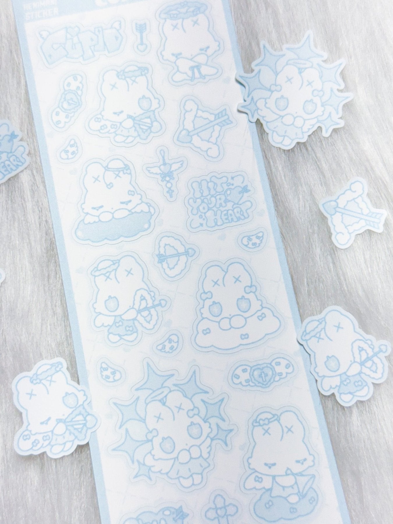 [HM06] NEW Henimani 'TITIS' Sticker Sheets (options) - Henimani_HM06S3 - Cupid Titis (Pink)_korean_sticker_stationery