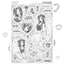 [HM07] NEW Henimani 'You are my ANGEL/DEVIL' Sticker Sheet (options) - Henimani_HM07S1 - ANGEL_korean_sticker_stationery