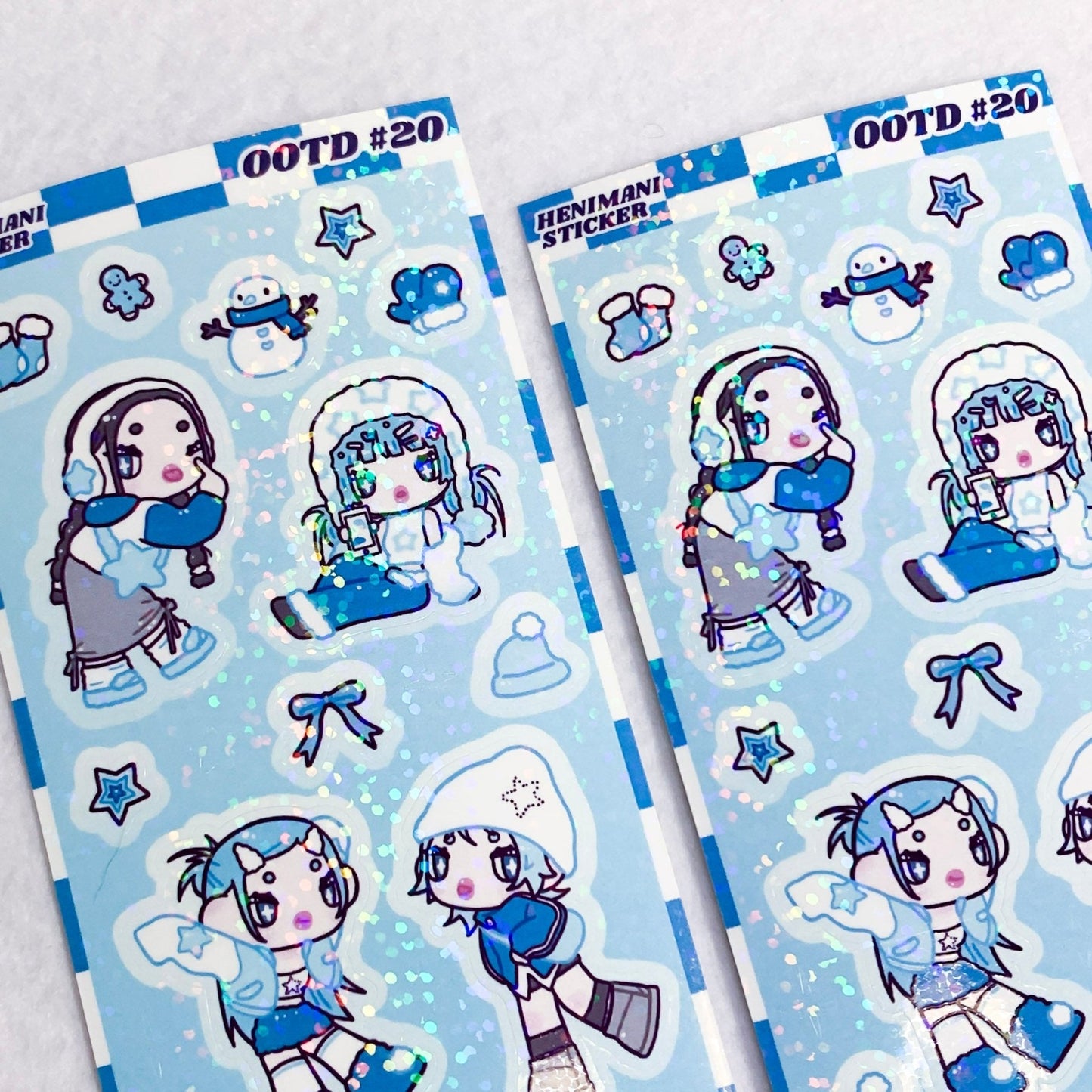 [HM08] NEW Henimani 'OOTD 20' Sticker Sheet - Henimani__korean_sticker_stationery