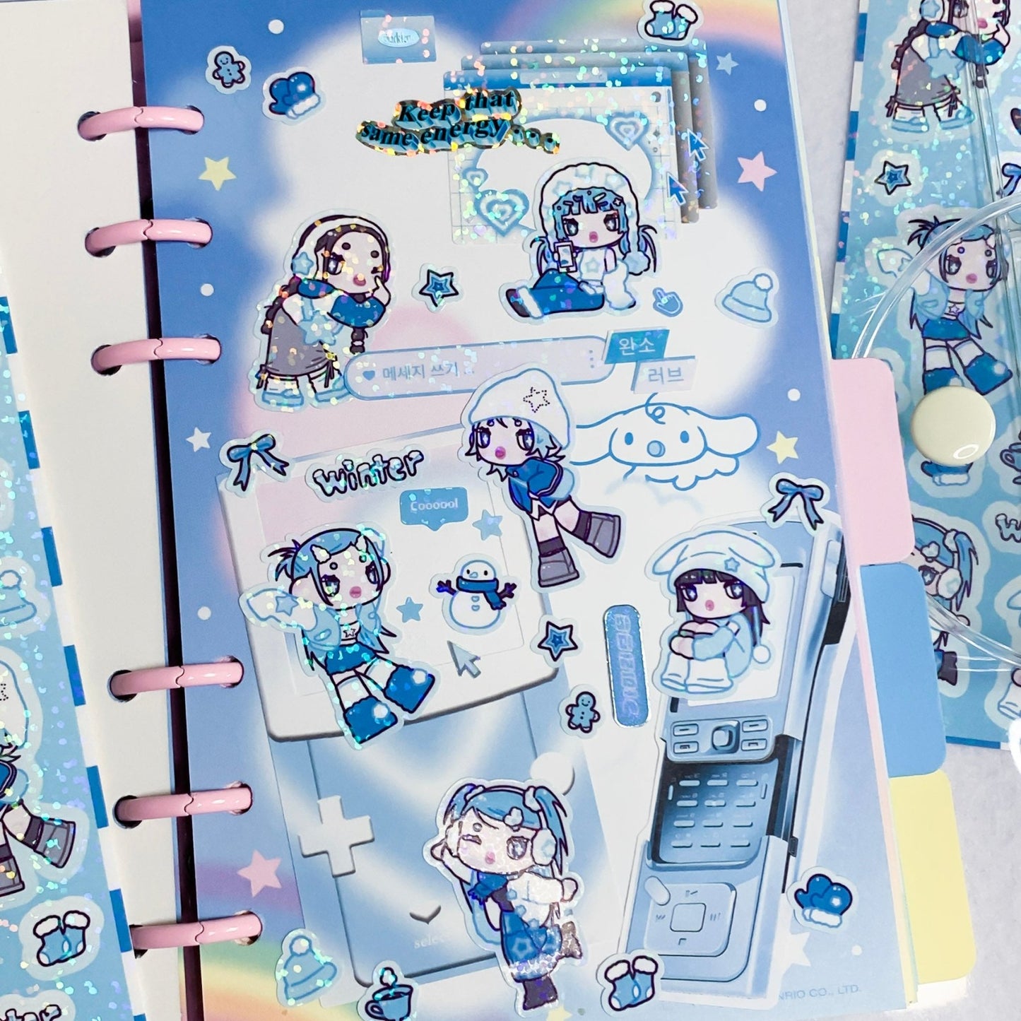 [HM08] NEW Henimani 'OOTD 20' Sticker Sheet - Henimani__korean_sticker_stationery