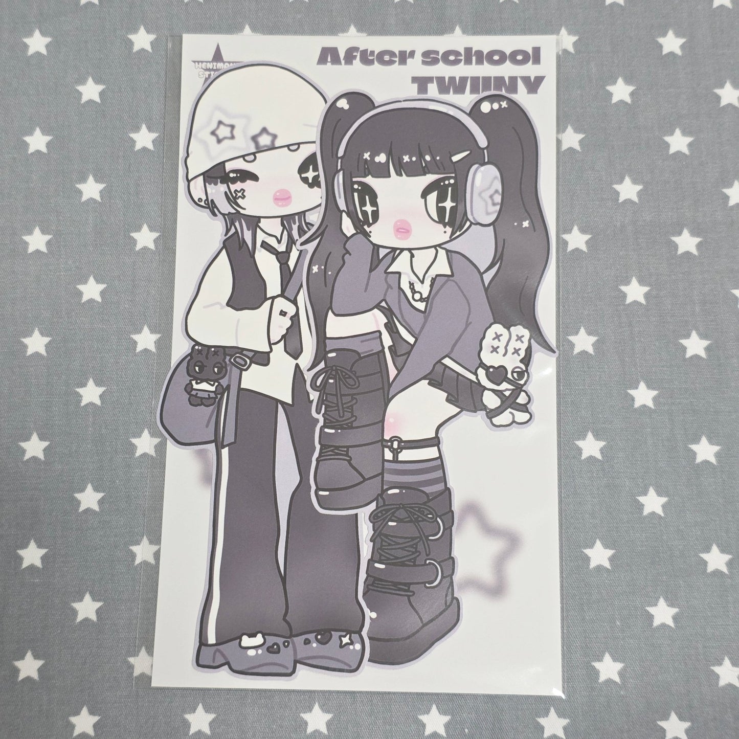 [HM12] NEW Henimani 'After school TWINNY' Sticker Sheet - Henimani__korean_sticker_stationery