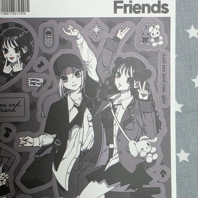 [HM13] NEW Henimani 'Friends' Sticker Sheet - Henimani__korean_sticker_stationery