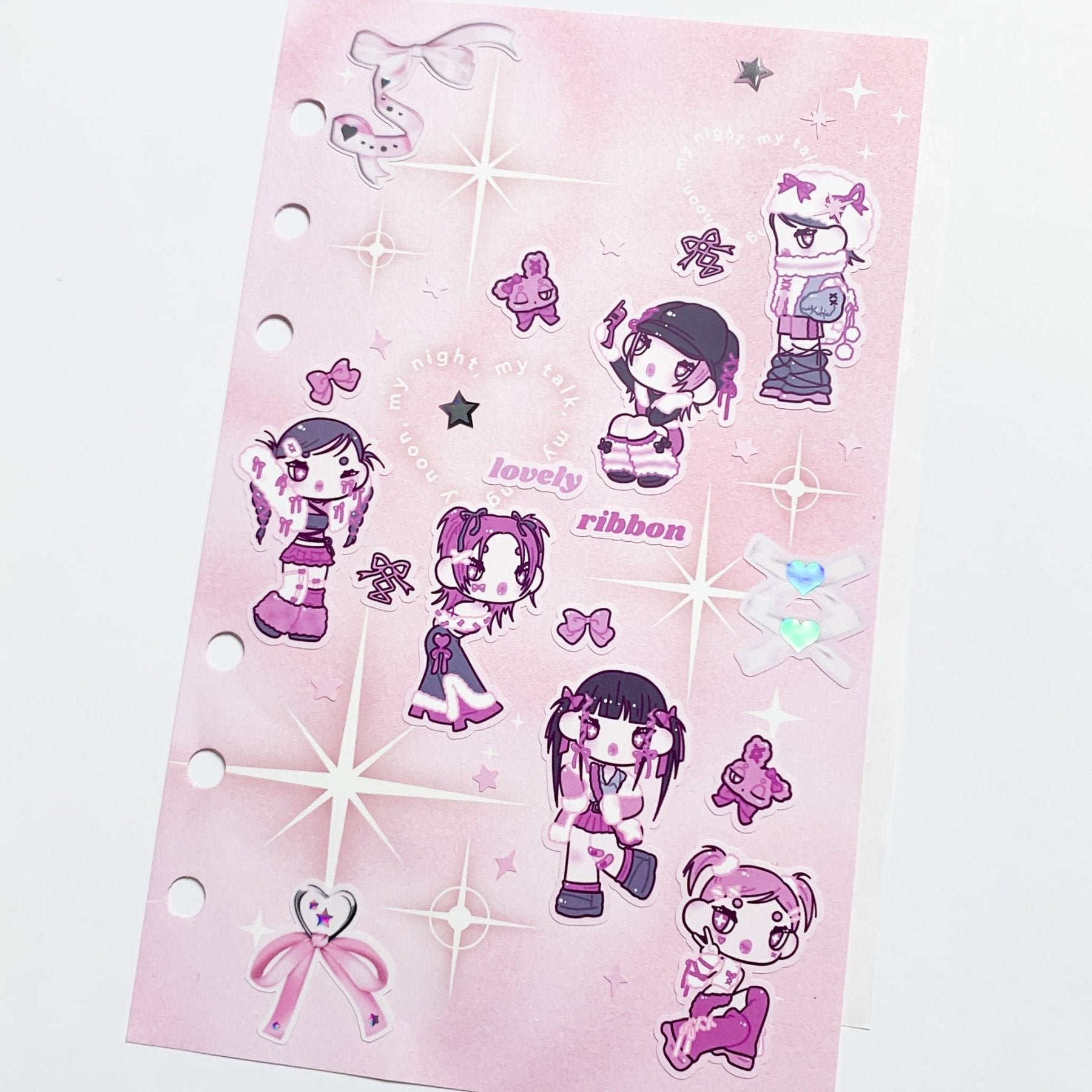 [HM14] NEW Henimani 'OOTD 21' Sticker Sheet - Henimani__korean_sticker_stationery