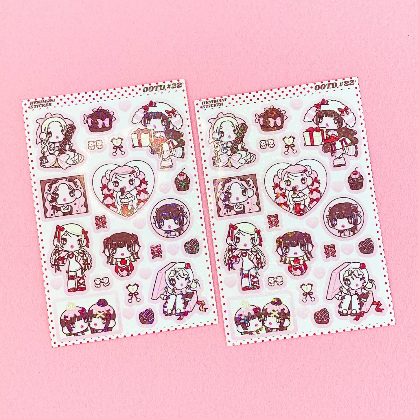 [HM15] NEW Henimani 'OOTD 22' Sticker Sheet - Henimani__korean_sticker_stationery