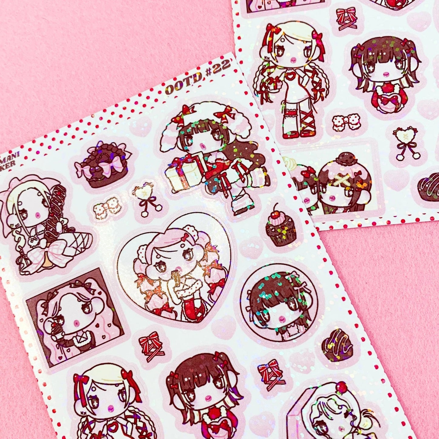 [HM15] NEW Henimani 'OOTD 22' Sticker Sheet - Henimani__korean_sticker_stationery