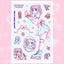 [HM18] NEW Henimani 'Special Menu' Sticker Sheet - Henimani__korean_sticker_stationery