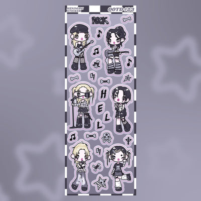 [HM20] NEW Henimani 'OOTD 23' Sticker Sheet - Henimani__korean_sticker_stationery