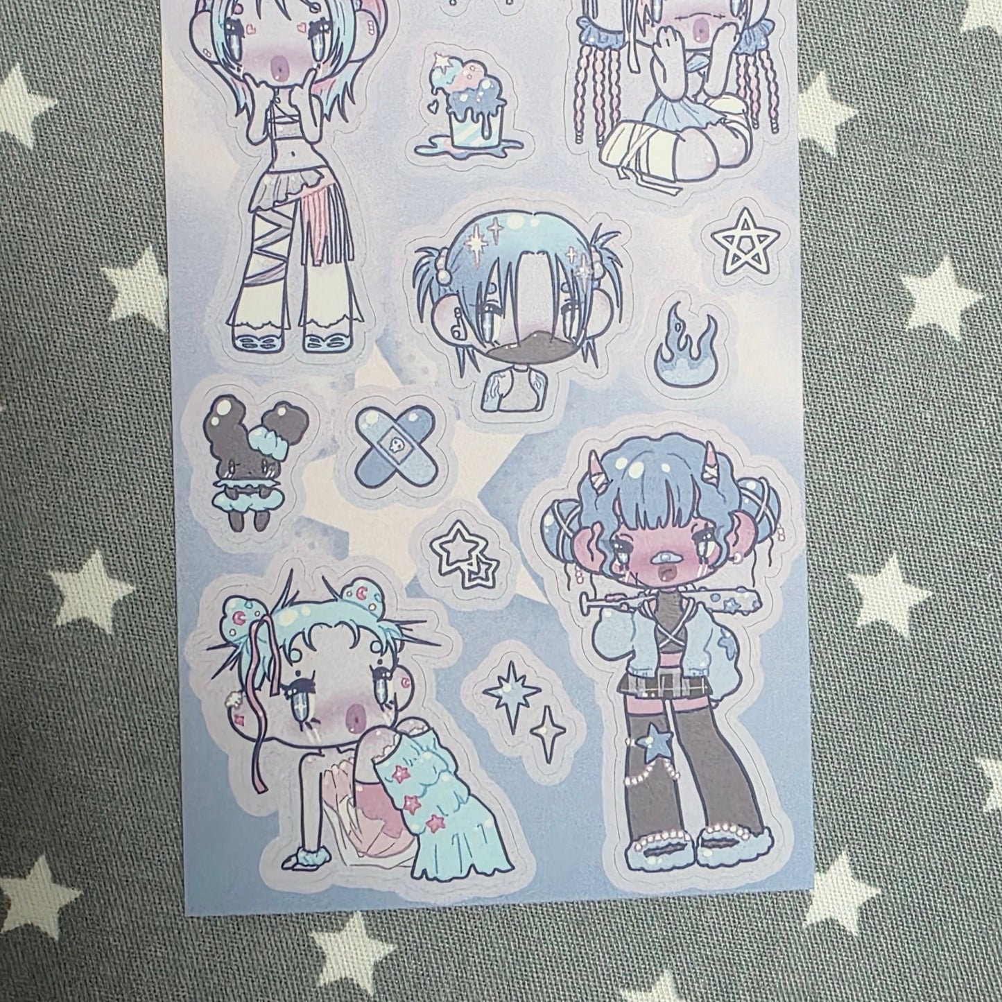[HM23] NEW Henimani 'OOTD 24/25/26/27' Sticker Sheet (options) - Henimani_HM23S3 - 26_korean_sticker_stationery