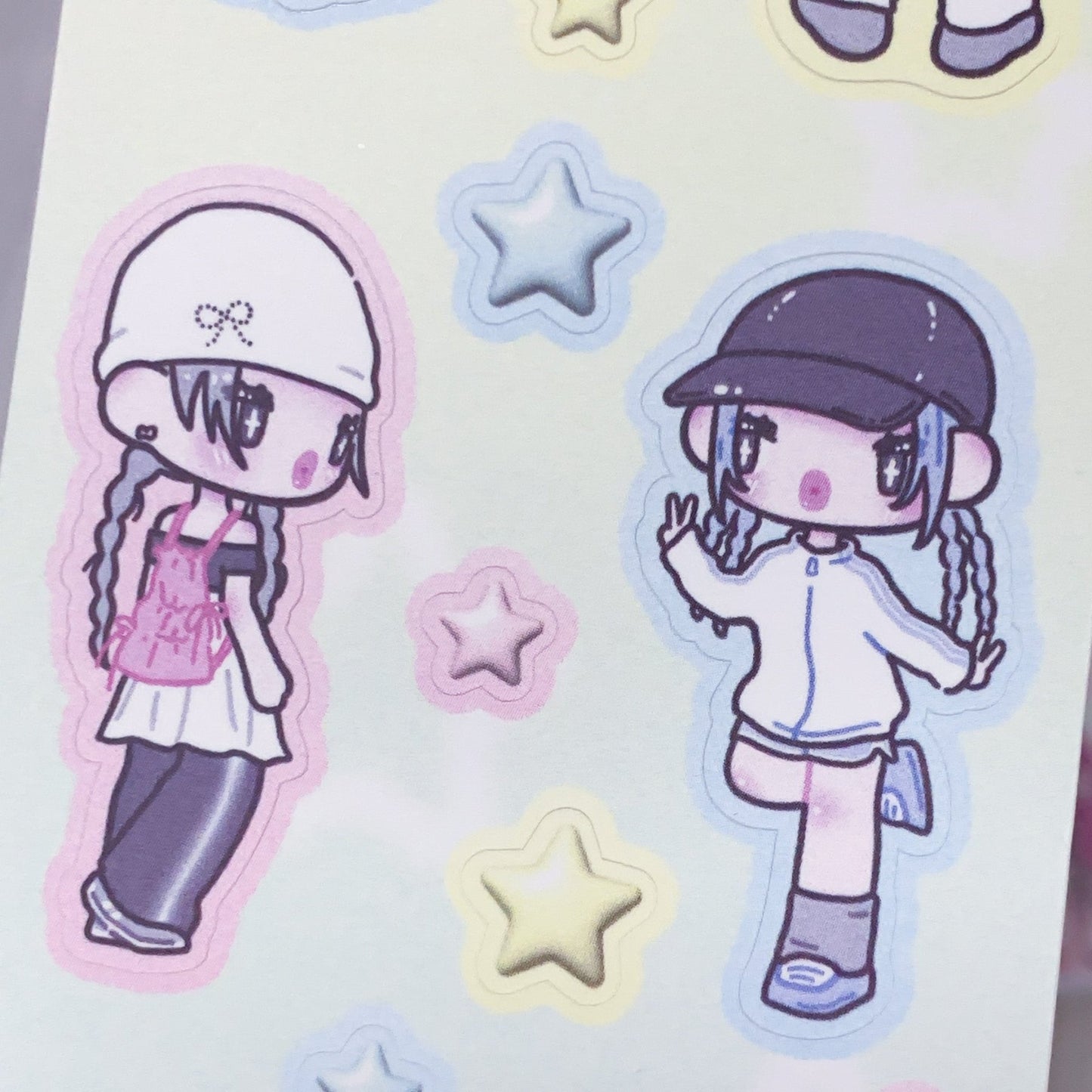 [HM23] NEW Henimani 'OOTD 24/25/26/27' Sticker Sheet (options) - Henimani_HM23S1 - 24_korean_sticker_stationery